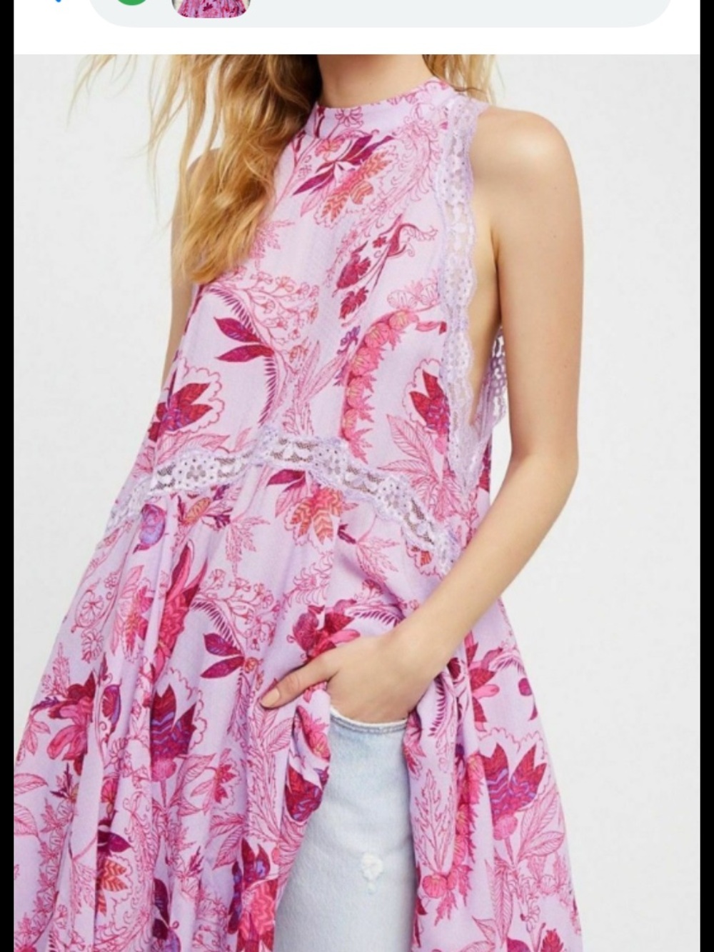 Free people Chemise Mini Dress/Tunic